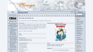 
                            11. Baka-Updates Manga - Koi da no Ai da no