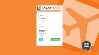 
                            9. Bakoel Tiket | Login