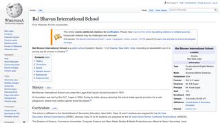 
                            11. Bal Bhavan International School - Wikipedia