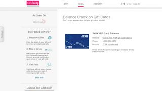 
                            12. Balance Check on Gift Cards - Sell your gift card for cash on Canada's ...