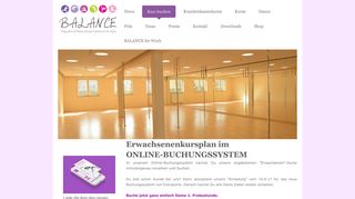 
                            9. BALANCE Neumarkt - Kurs buchen