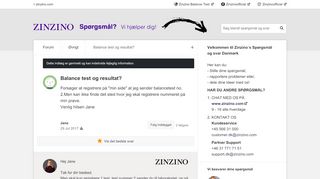 
                            2. Balance test og resultat? - Øvrigt - Zinzino Denmark