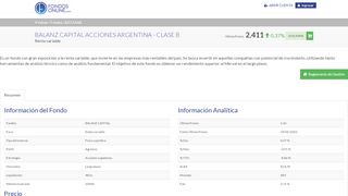 
                            8. BALANZ CAPITAL ACCIONES ARGENTINA - CLASE B - Fondos Online