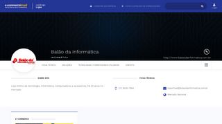 
                            10. Balão da Informática - Informática - E-Commerce Brasil