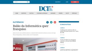 
                            6. Balão da Informática quer franquias - DCI