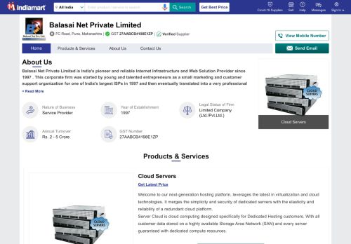 
                            11. Balasai Net Private Limited - IndiaMART