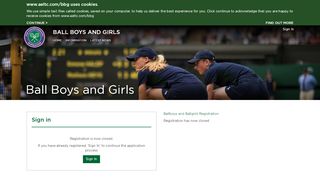 
                            11. Ball Boys and Girls - Wimbledon