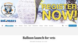 
                            12. Balloon launch for vets | Uncategorized | missoulian.com