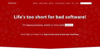 
                            8. Balsamiq. Rapid, effective and fun wireframing software. | Balsamiq
