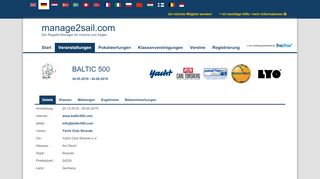 
                            11. BALTIC 500 manage2sail
