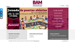 
                            10. BAM: Escuela Universitaria de Magisterio Begoñako Andra Mari