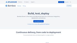 
                            12. Bamboo Continuous Integration and Deployment Build Server