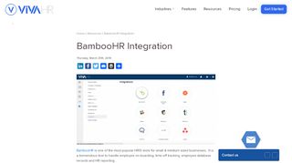 
                            6. BambooHR Integration - ViVAHR