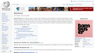 
                            11. Bambuser - Wikipedia