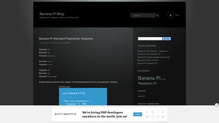 
                            13. Banana Pi Standard Passwörter Raspbian | Banana Pi Blog