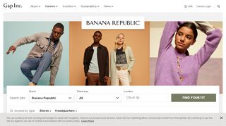 
                            12. Banana Republic Careers | Gap Inc.