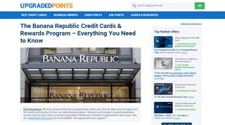 
                            12. Banana Republic Credit Cards & Rewards Program - Worth It? [2018]