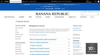 
                            7. Banana Republic - Gap