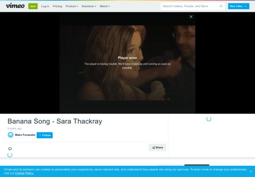 
                            9. Banana Song - Sara Thackray on Vimeo
