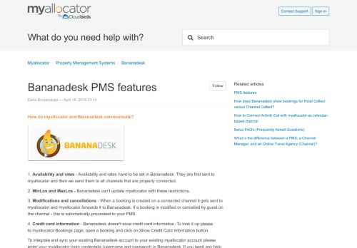 
                            12. Bananadesk PMS features – Myallocator