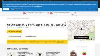 
                            13. Banca Agricola Popolare di Ragusa - Agenzia, Rosolini - SR - Banche ...
