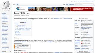 
                            8. Banca CR Firenze - Wikipedia