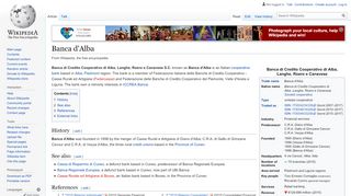 
                            8. Banca d'Alba - Wikipedia