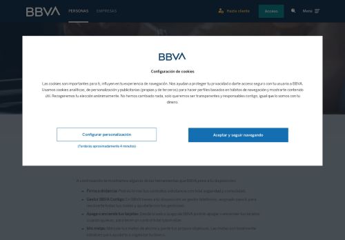 
                            4. Banca electrónica - BBVA.es