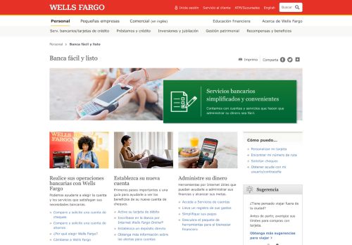 
                            13. Banca fácil y listo - Wells Fargo