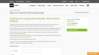 
                            9. Banca Intesa Online plaćanje – SBB Hosting - EUnet Hosting