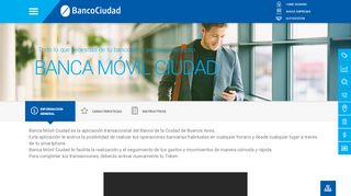 
                            6. Banca Móvil Ciudad - Banco Ciudad