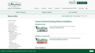
                            2. Banca online - Banca Valsabbina