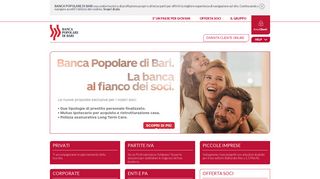 
                            3. Banca Popolare di Bari: una banca per la tua famiglia e la tua impresa.