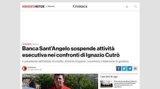 
                            8. Banca Sant'Angelo sospende attività esecutiva nei ... - AgrigentoNotizie