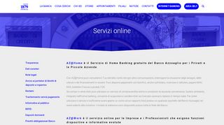 
                            7. Banco Azzoaglio - Servizi online