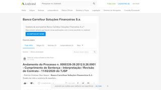 
                            13. Banco Carrefour Soluções Financeiras S.a. - JusBrasil