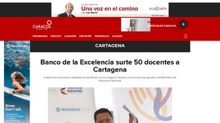 
                            12. Banco de la Excelencia surte 50 docentes a Cartagena - Caracol Radio