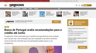 
                            9. Banco de Portugal avalia recomendações para o crédito até Junho ...