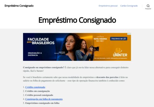 
                            9. Banco Itaú BMG Crédito Consignado - Empréstimo Consignado