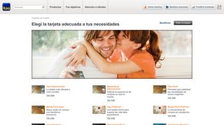 
                            10. Banco Itaú - Tarjetas de crédito