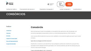 
                            13. Banco PAN - Consórcios | Banco PAN