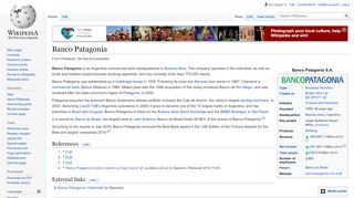
                            13. Banco Patagonia - Wikipedia