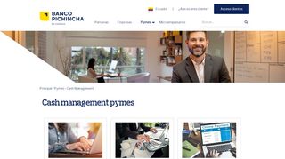 
                            7. Banco Pichincha - Cash management - Pymes - pichincha.com