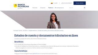 
                            5. Banco Pichincha - Estado de cuenta y documentos tributarios - Pymes