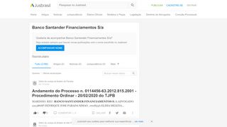 
                            11. Banco Santander Financiamentos S/a - JusBrasil