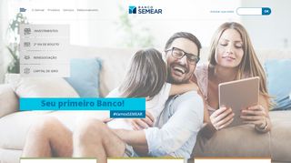 
                            1. Banco Semear - Página Inicial