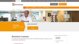 
                            3. BancoEstado Microempresas | Cuentas