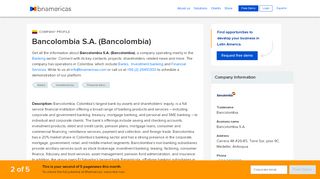 
                            12. Bancolombia S.A. (Bancolombia) - BNamericas