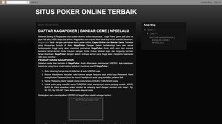 
                            9. bandar ceme | npselalu - situs poker online terbaik