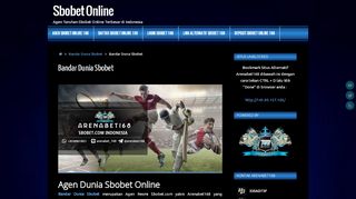 
                            8. Bandar Dunia Sbobet | - Sbobet Online